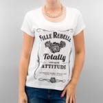 T-shirt Only Holly Fille en blanc