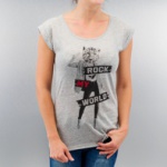 T-shirt Only Joli Rock Wildies en gris