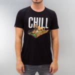 T-shirt Space Monkeys Chill en noir