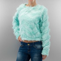 Pullover Hariy en turquoise Vero Moda