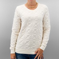 Pullover Only Flora Quilted en blanc