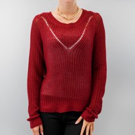 Pullover Vero Moda Alba en rouge