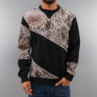 Pullover Just Rhyse Snake en noir