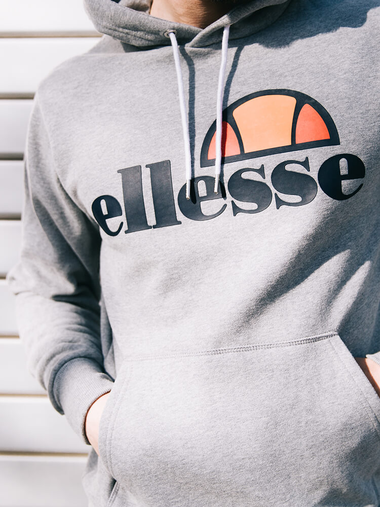 Ellesse-Logo-sweat-gris