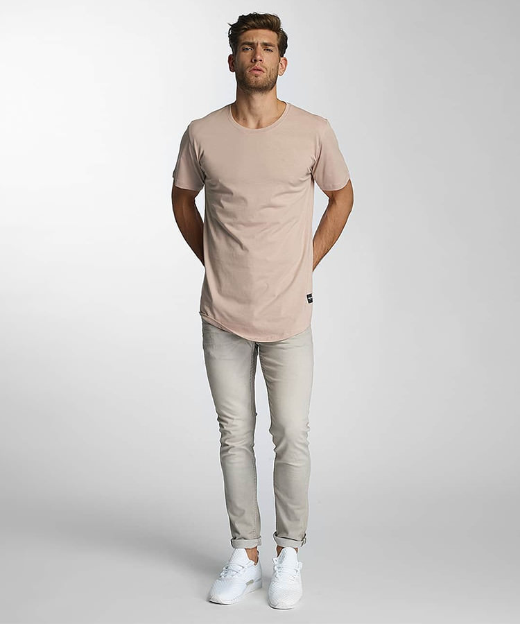 T-shirt-basic-rose-gris