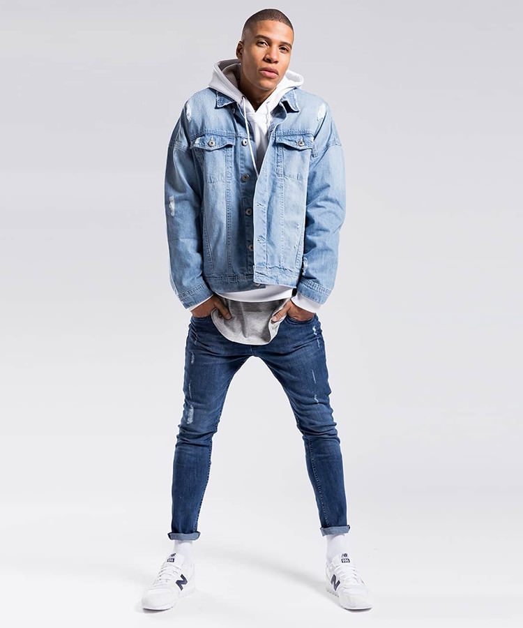 Veste-en-jean-homme