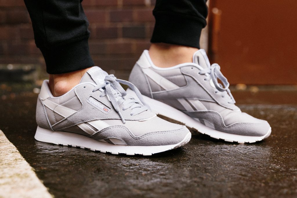 reebok classic leather shimmer gris