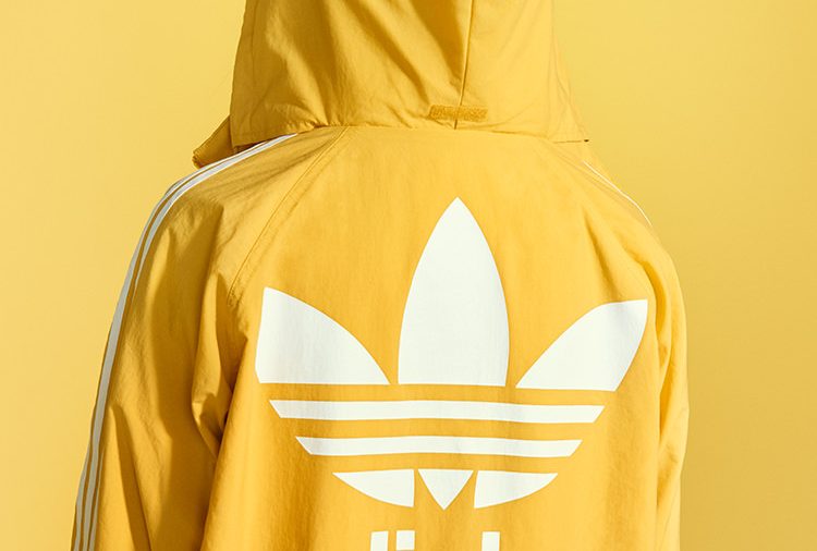 veste adidas jaune